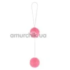 Вагинальные шарики Girly Giggle Balls, светло-розовые - Фото №1
