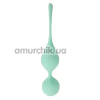 Вагинальные шарики Sweet Em Velvet Lure Bloom Duo, бирюзовые - Фото №1