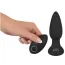 Анальная пробка с вибрацией Black Velvets Remote Controlled Vibrating Plug, черная - Фото №6