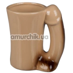 Чашка у вигляді пеніса Ceramic Mug Penis, бежева - Фото №1