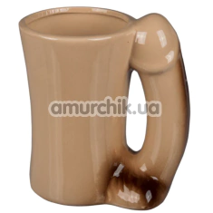 Чашка у вигляді пеніса Ceramic Mug Penis, бежева - Фото №1