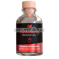 Гель для массажа Intt Massage Gel Strawberry - клубника, 30 мл - Фото №1