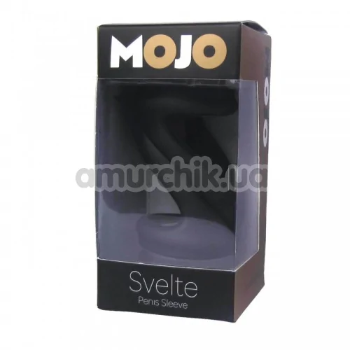 Насадка на пенис Mojo Svelte Penis Sleeve, черная