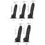 Фаллоимитатор Strap-On-Me Sliding Skin Realistic Dildo M, черный - Фото №5