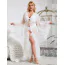 Пеньюар Star Night Sensual Ruffle Night Robe, белый - Фото №14