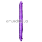 Двокінцевий фалоімітатор B Yours 16 Inch Double Dildo, фіолетовий - Фото №1