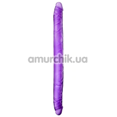Двокінцевий фалоімітатор B Yours 16 Inch Double Dildo, фіолетовий - Фото №1