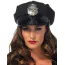 Костюм полицейской Leg Avenue Flirty Five-0 Cop Costume, черный: комбинезон + портупея + фуражка - Фото №13