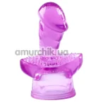 Насадка на універсальний вібромасажер Leten G Spot Vibration Massager Headgear 5, фіолетова - Фото №1