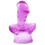 Насадка на універсальний вібромасажер Leten G Spot Vibration Massager Headgear 5, фіолетова - Фото №1