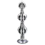 Анальний стимулятор Anal Play Diamond Star Beads Small, срібний - Фото №1