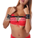 Фіксатори для рук Candy Hero HC5B Leather, чорні - Фото №1