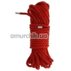 Мотузка Blaze Deluxe Bondage Rope 10м, червона - Фото №1