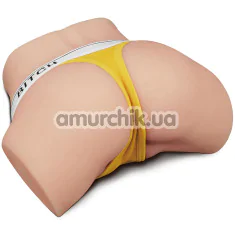 Штучна вагіна та анус з вібрацією Lovetoy Streetgirl's Sensation Pulse #3, тілесна - Фото №1