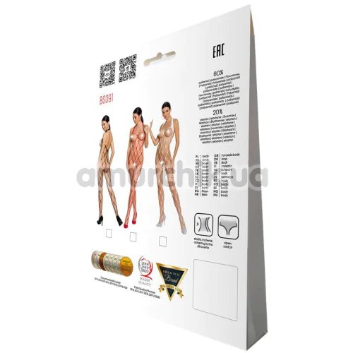 Комбінезон Passion Free Your Senses BS091, чорний