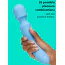 Универсальный вибромассажер Lovehoney Mon Ami Body Wand Massager, голубой - Фото №9