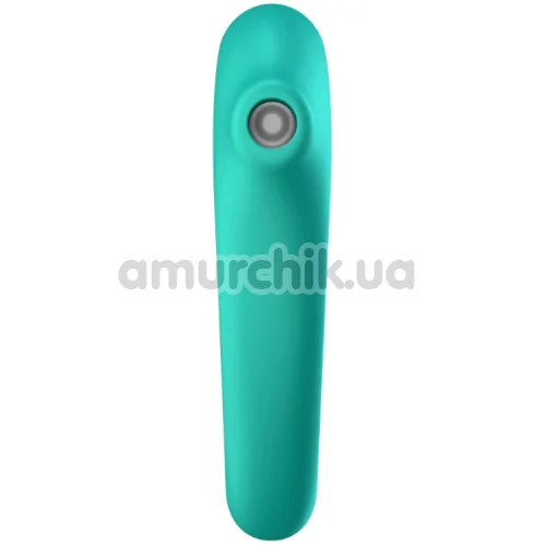 Симулятор орального секса для женщин с вибрацией Satisfyer Dual Kiss, зеленый