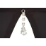 Комплект Abierta Fina Rhinestone Shelf Bra Set чорний: бюстгальтер + пояс для панчіх + трусики-стрінги - Фото №9