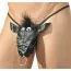 Трусы-стринги мужские Stier String, черные - Фото №1