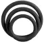 Набір з 3 ерекційних кілець Tri-Rings, чорний - Фото №3