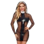 Костюм монашки JSY Sexy Lingerie 9273, черно-белый: платье + головной убор + трусики-стринги + крест - Фото №2