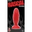 Анальна пробка Rascal Bum Rush, червона - Фото №3