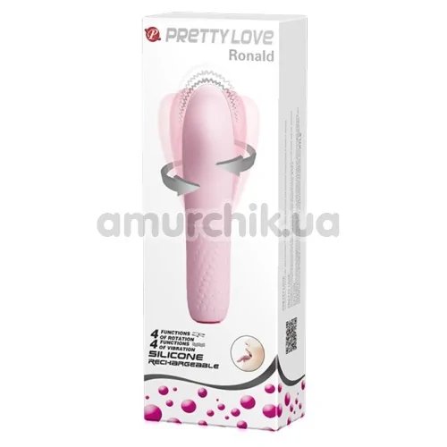 Вибратор Pretty Love Ronald, светло-розовый