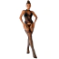 Комбинезон Star Night Open Flower Net Bodystocking, черный - Фото №1