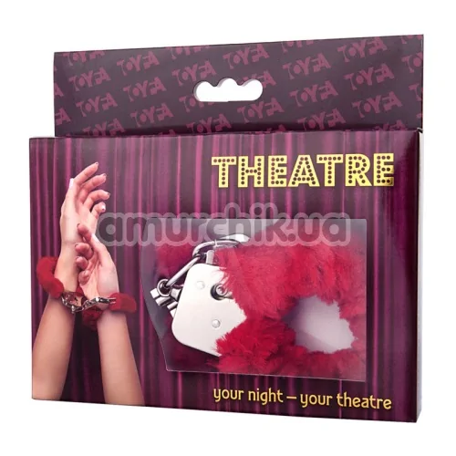 Наручники Theatre Your Night Your Theatre, красные