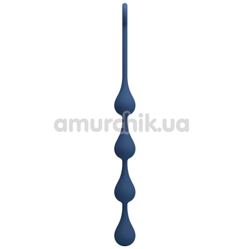 Анальний ланцюжок MR Play Waterdrop Anal Balls M, синій
