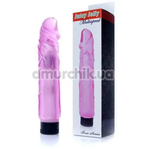 Вібратор Juicy Jelly Multispeed, рожевий