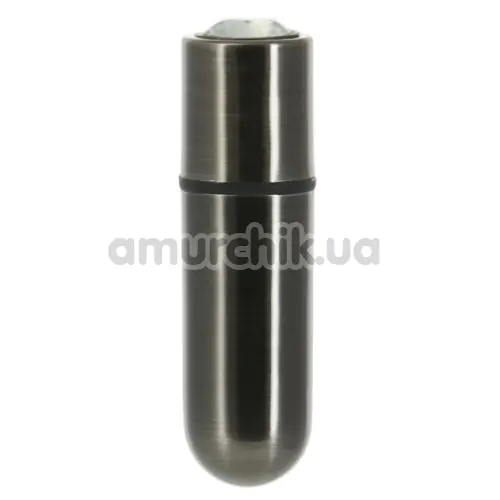 Віброкуля First-Class Bullet With Key Chain Pouch, сіра