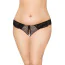 Трусики-стринги G-String 2435, черные - Фото №1