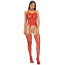 Комбінезон Star Night Naughty Bodystocking Fishnet Lace, червоний - Фото №3