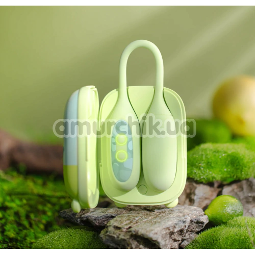 Симулятор орального сексу для жінок з вібрацією BeYourLover Magic Suitcase, салатовий