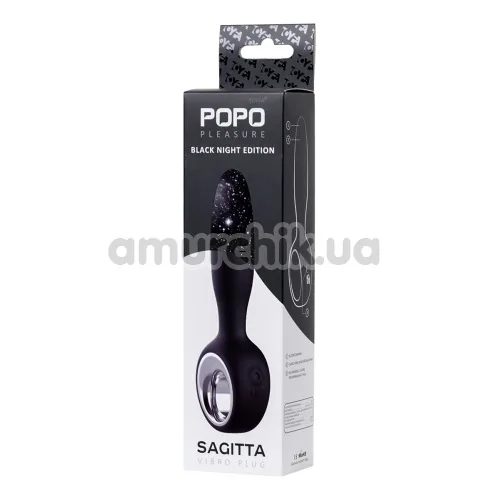 Анальный стимулятор Popo Pleasure Sagitta, черный