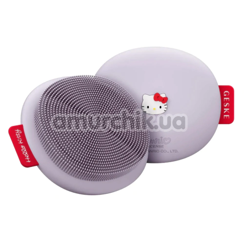 Щетка для лица Geske Facial Brush 3 in 1 - Hello Kitty, сиреневая
