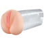 Штучна вагіна і анус Pipedream Extreme Deluxe See-Thru Stroker, тілесна - Фото №1