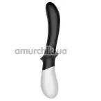Вібратор з підігрівом FoxShow Silicone Prostate and G-spot Massager, чорний - Фото №1