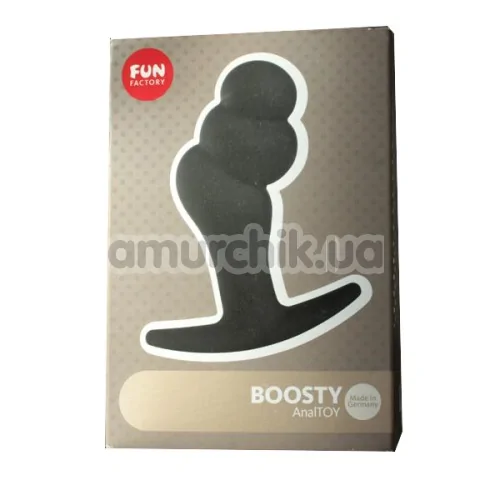 Анальная пробка Fun Factory Boosty, черная