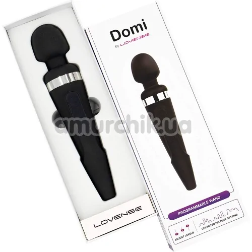 Универсальный массажер Lovense Domi Programmable Wand, черный