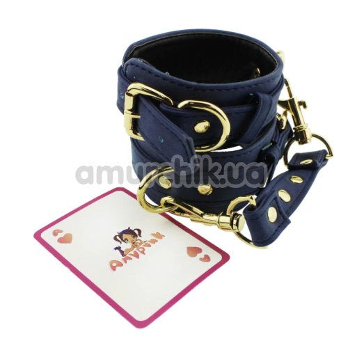 Фиксаторы для рук Slave Erotic Restraints, синие