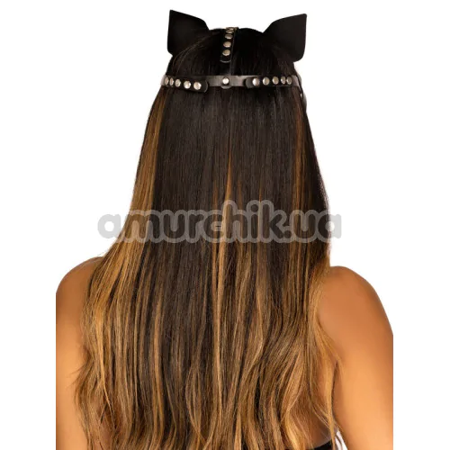 Маска Кошечки Leg Avenue Studded Cat Mask, черная