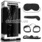 Бондажный набор с вибратором Deluxe Bondage Kit LVTOY702, черный - Фото №1