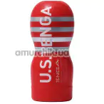 Мастурбатор суперрозмірний Tenga U.S. Original Vacuum Cup для великого пеніса, червоний - Фото №1