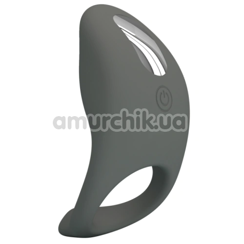 Віброкільце для члена Pretty Love Gemma, сіре