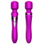 Універсальний вібромасажер Foxshow Silicone Dual Massager, фіолетовий - Фото №3