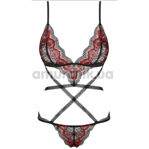 Боди Obsessive Megies Teddy, черное