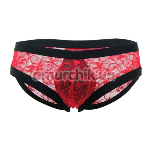 Трусы мужские Star Night Sexy Floral Lace Panty, красные