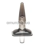 Анальная пробка с вибрацией Menz Stuff Perfect Plug, серая - Фото №1